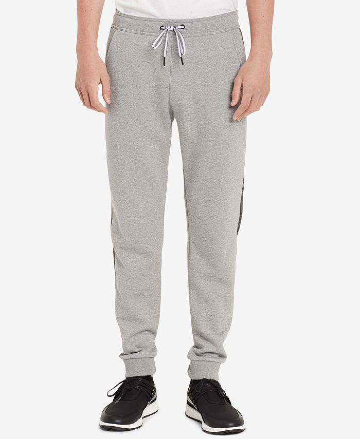 Calvin Klein Men's Classic-Fit Joggers with Logo Taping - Macy's