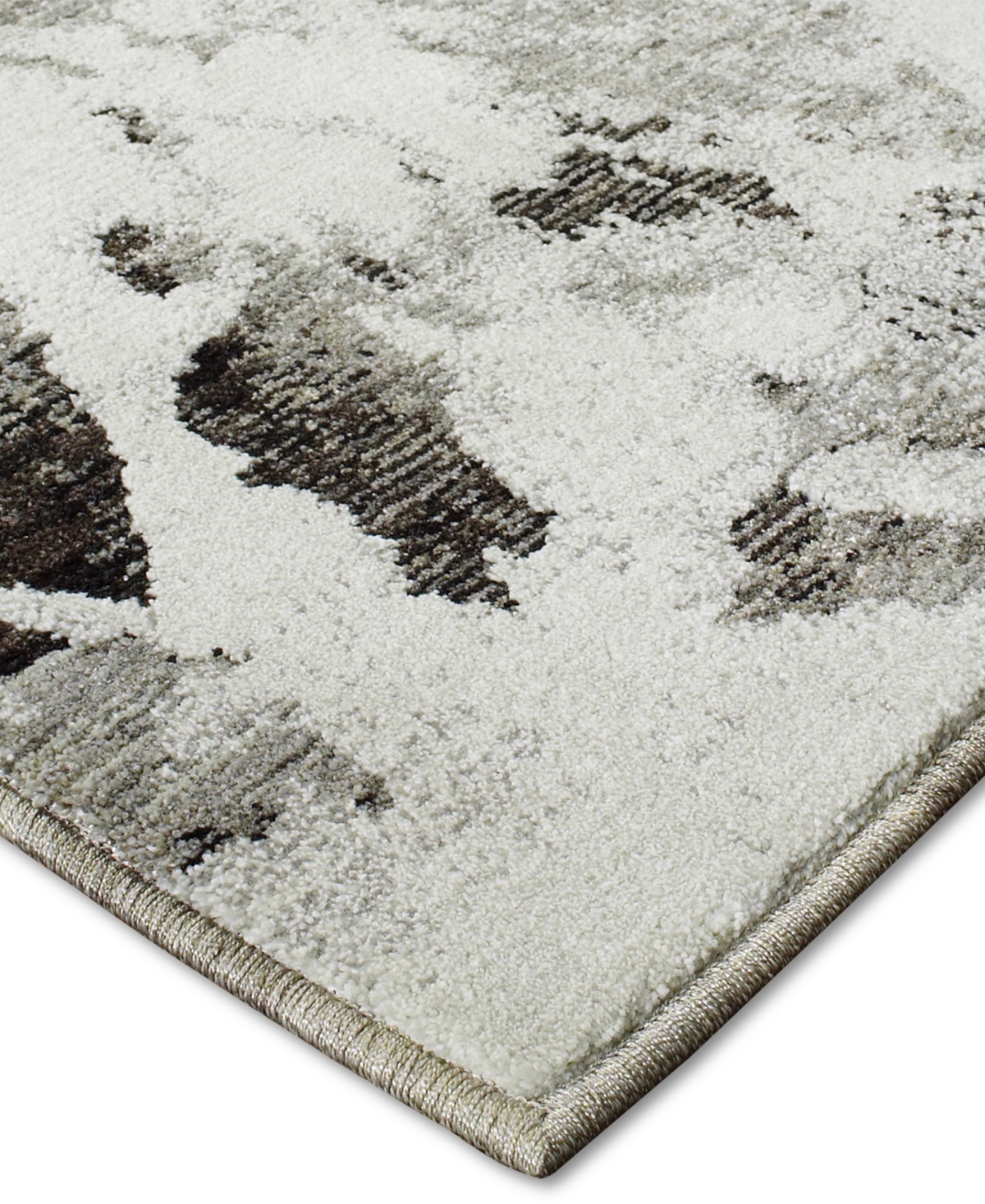Jhb Design Strata Aston Area Rug -White