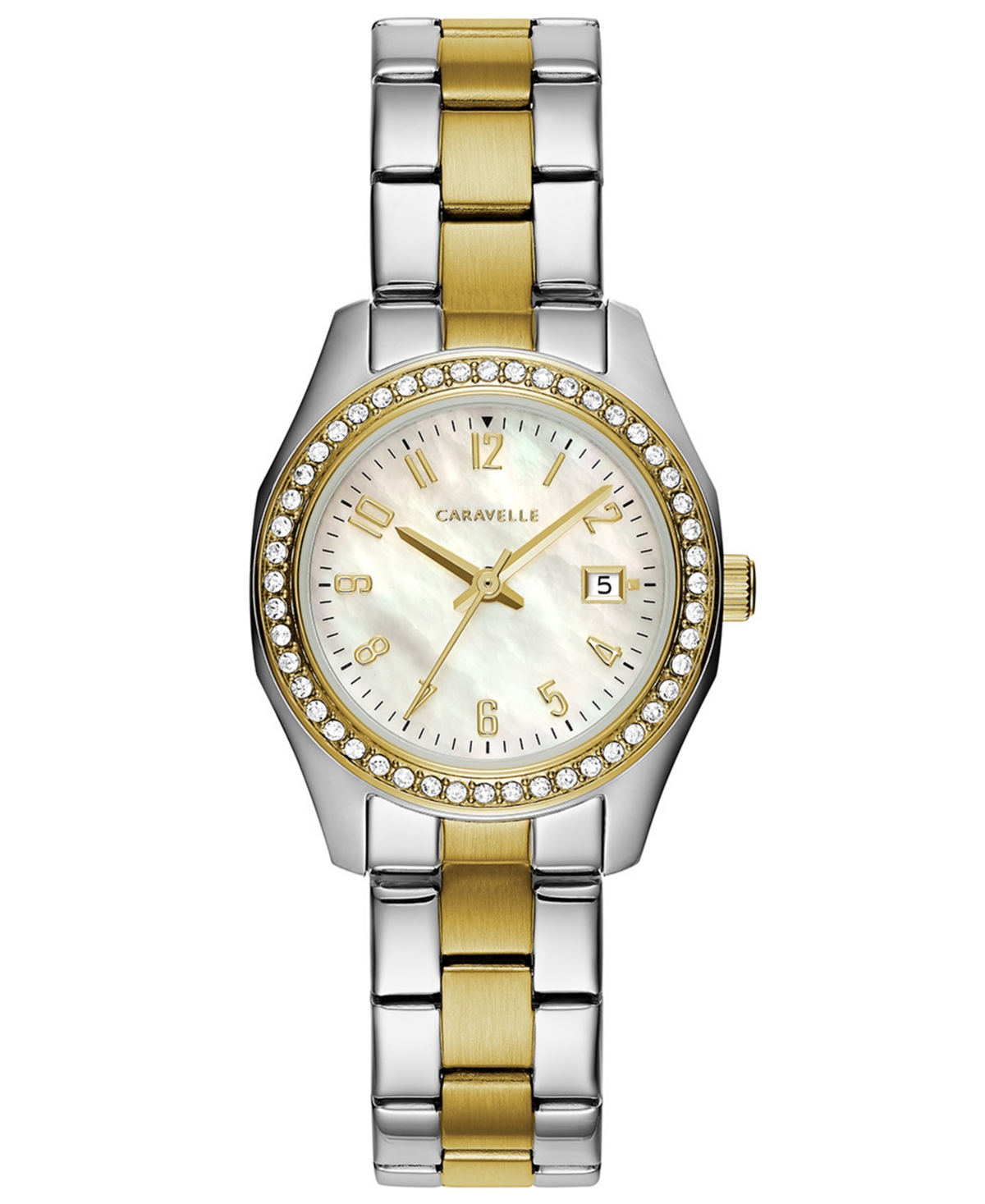 Designed by Bulova Women's Two-Tone Stainless Steel Bracelet Watch 28mm