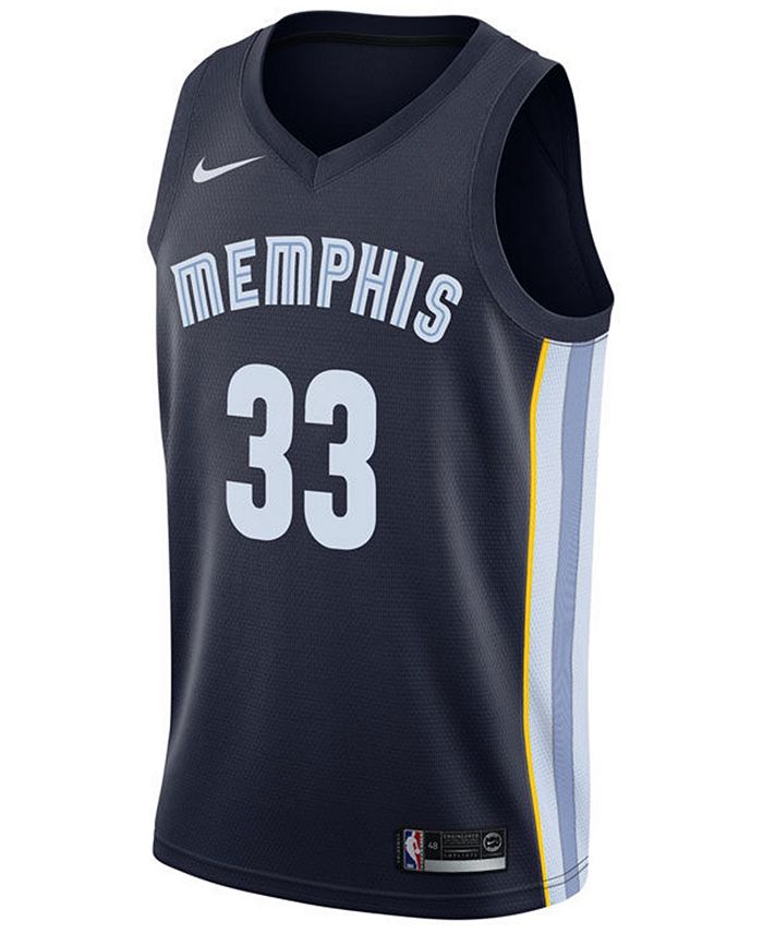Men's Memphis Grizzlies Marc Gasol Nike White Swingman Jersey