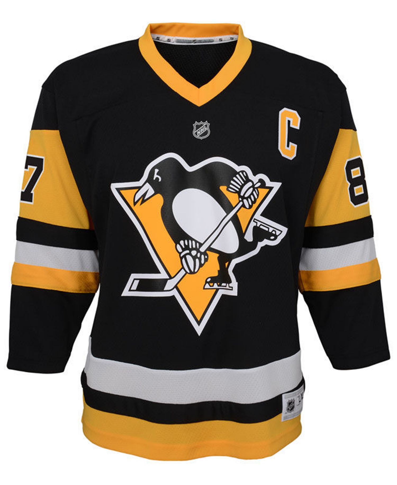 Sidney Crosby Pittsburgh Penguins Player Replica Jersey, Big Boys (8-20)