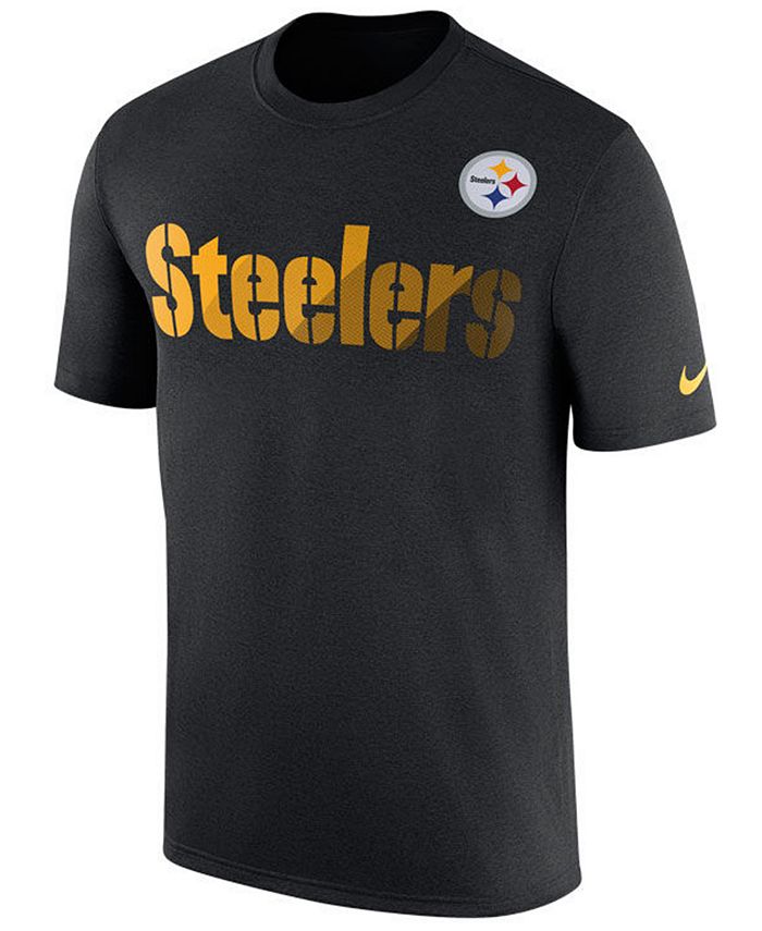Nike Men's Pittsburgh Steelers Legend Sideline Team T-Shirt - Macy's