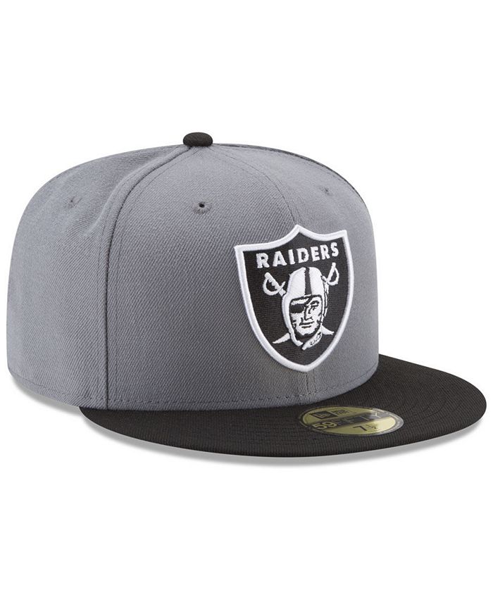 New Era Oakland Raiders Pop Off 59FIFTY Fitted Cap - Macy's