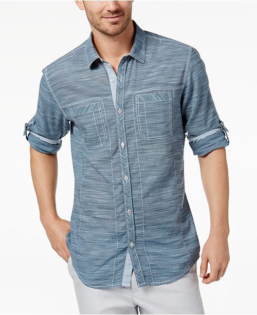Inc International Concepts I N C Men S Chambray Shirt Created