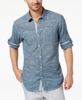 INC International Concepts I.N.C. Men's Chambray Shirt, Created for ...