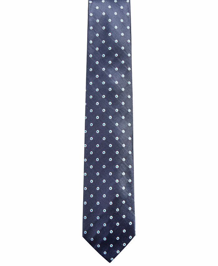 Ryan Seacrest Distinction Men's Derulo Dot Slim Silk Tie, Created for ...