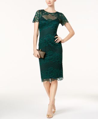 Donna Ricco Lace Dress - Macy's