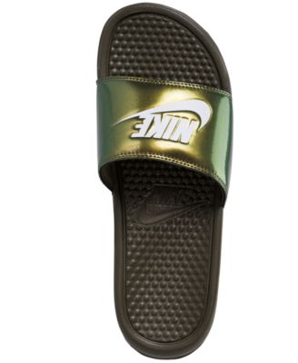 Nike Men's Benassi Just Do It-Print Slide Sandals from Finish Line