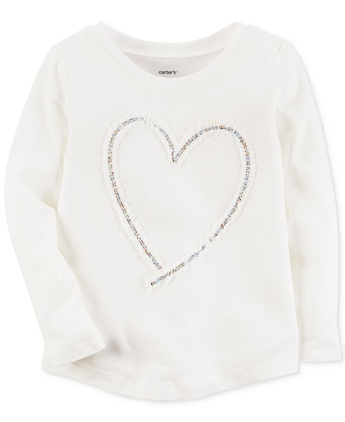 Sequin heart sweatshirt clearance