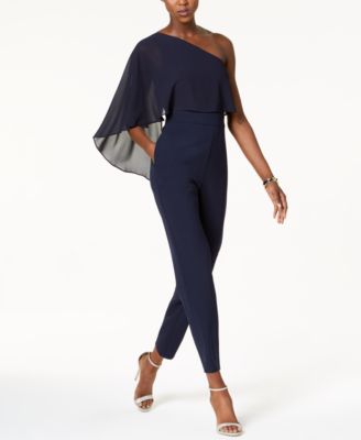 vince camuto one shoulder jumpsuit