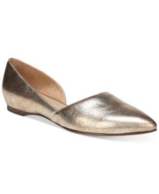 naturalizer gold flats