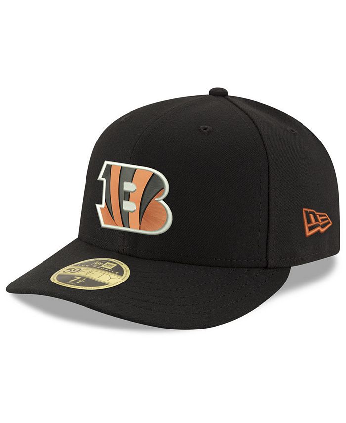 Men's New Era Black Cincinnati Bengals Team Basic 59FIFTY Fitted Hat