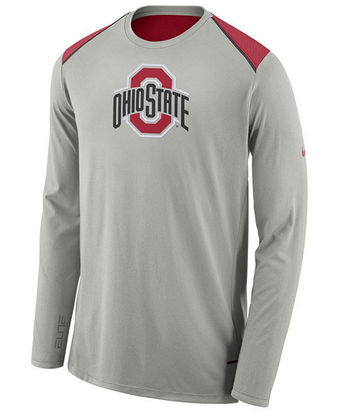 Nike Men's Ohio State Buckeyes Basketball Long Sleeve Shooter T-Shirt ...
