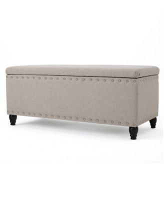 Vincy Studded Storage Bench
