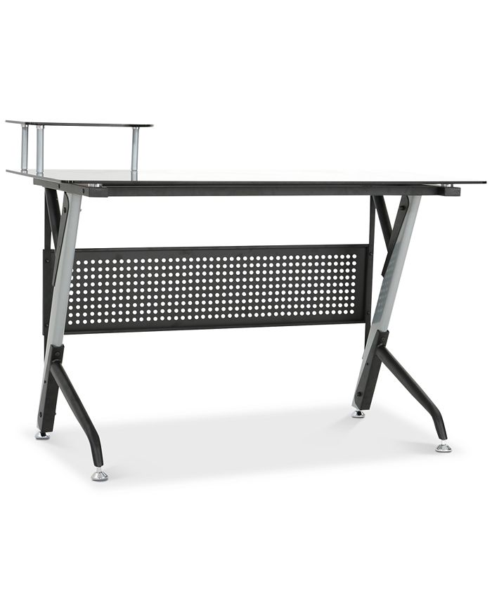 Noble House Deelen Glass Desk Macy's