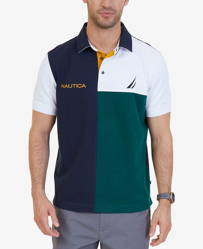 Nautica Men's Classic-Fit Colorblocked Heritage Polo, Created for