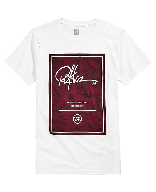 Young Reckless Men S Santa Maria Graphic T Shirt Reviews T Shirts Men Macy S