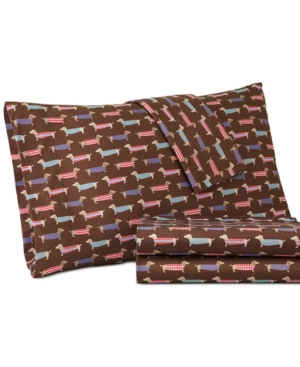 Micro Flannel Printed King 4-pc Sheet Set