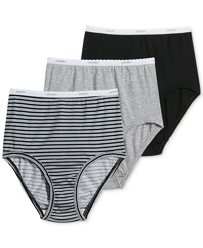 Jockey Classics Brief Underwear 3 Pack 9482 - Macy's