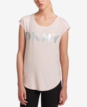 DKNY SPORT LOGO GRAPHIC TOP
