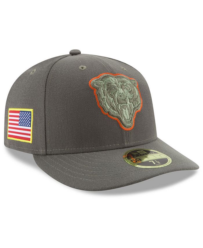 New Era Chicago Bears Salute To Service Low Profile 59FIFTY Fitted Cap