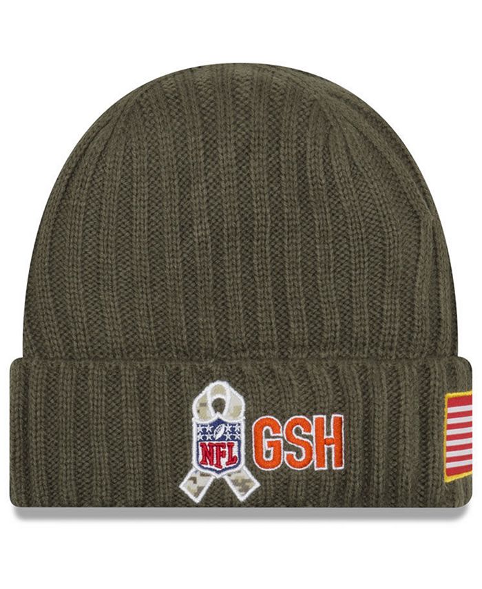 New Era Chicago Bears Salute To Service Cuff Knit Hat Macy's