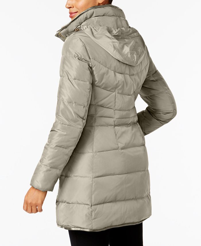 Cole Haan Women's FauxFur Collar Down Puffer Coat & Reviews Coats