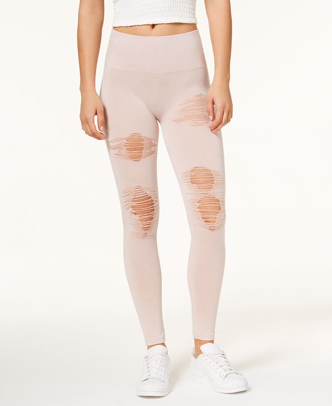 Ultra Flirt Juniors' Ripped Soft Leggings & Reviews Leggings & Pants