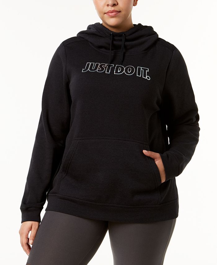 Macy's black nike new arrivals hoodie