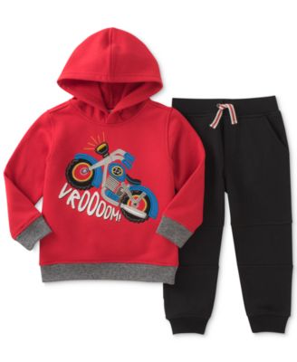 Kids Headquarters - 2-Pc. Graphic-Print Hoodie & Pants Set, Baby Boys (0-24 months)