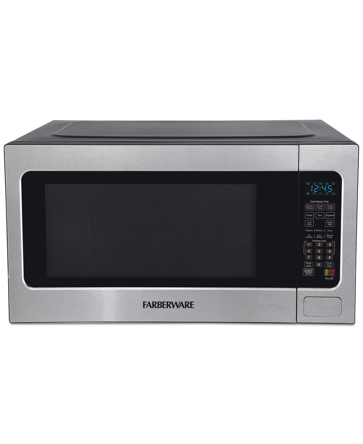 Farberware Professional FMO22ABTBKA 2.2 Cu. Ft. 1200-Watt Microwave Oven with Smart Sensor Cooking, Stainless Steel