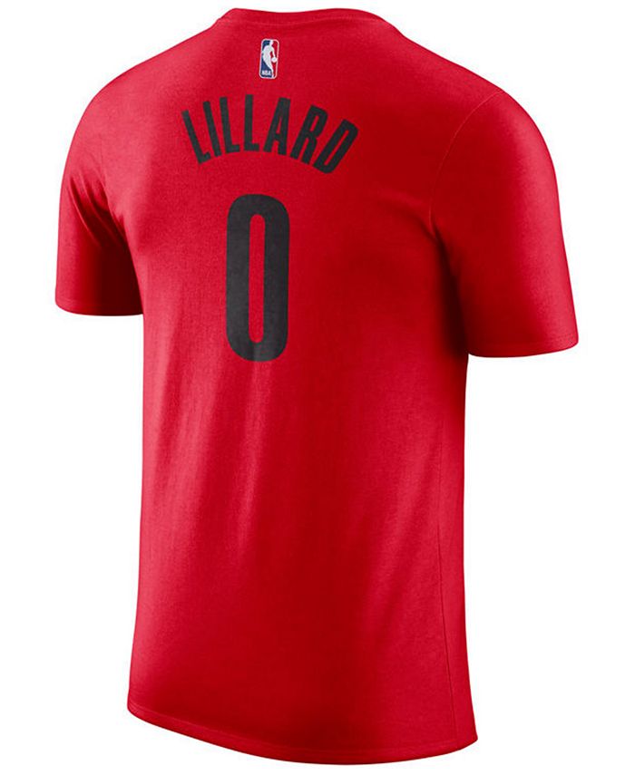 Nike Damian Lillard Portland Trail Blazers Name & Player T- Shirt & Reviews - Sports Shop - Macy's