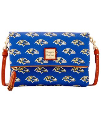 Dooney & Bourke Baltimore Ravens Foldover Crossbody Purse - Macy's