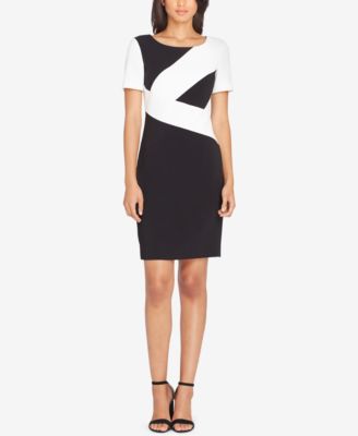 Tahari ASL - Colorblocked Sheath Dress