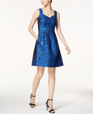 nine west fit and flare dress