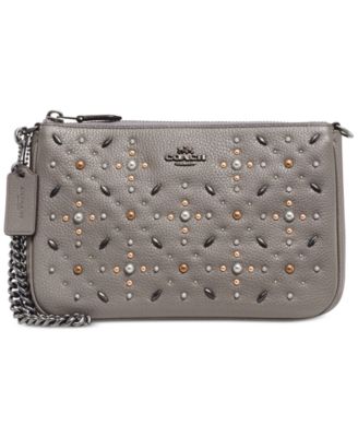 COACH - Nolita Wristlet with Prairie Rivets