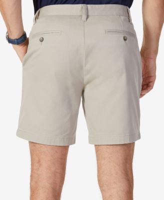 Men's Classic-Fit Stretch Flat-Front 6 Chino Deck Shorts