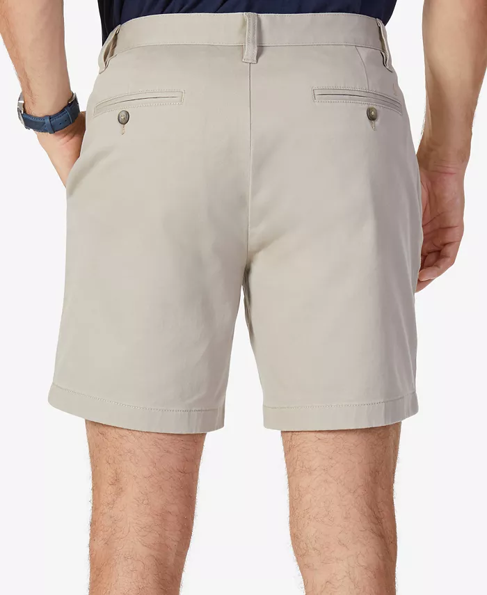 Men's Classic-Fit Stretch Flat-Front 6" Chino Deck Shorts - thumbnail 6