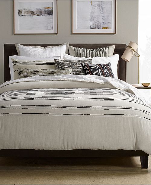 Hotel Collection Global Stripe Bedding Collection, Created for Macy&#39;s & Reviews - Bedding ...