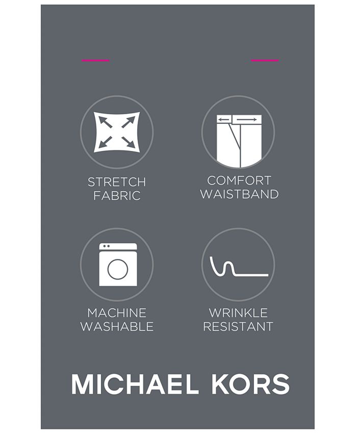 Michael Kors - Flat-Front Dress Pants