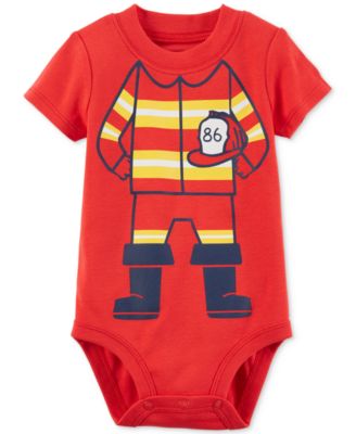 Carter's - Firefighter Cotton Bodysuit, Baby Boys (0-24 months)