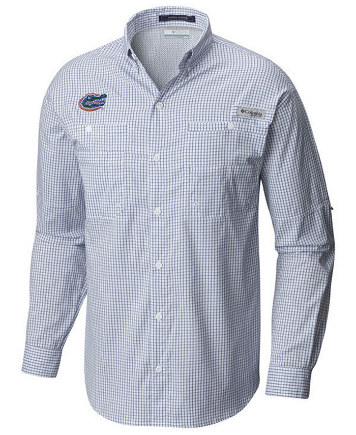 Columbia Men's Florida Gators Super Tamiami Long Sleeve Shirt - Macy's