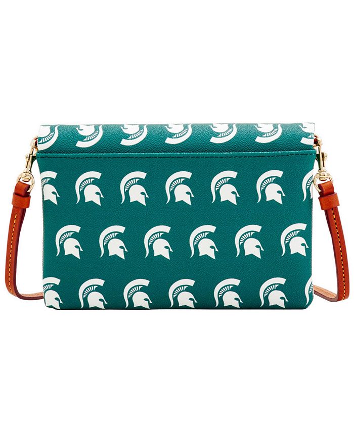 Dooney & Bourke Michigan State Spartans Foldover Crossbody Purse Macy's