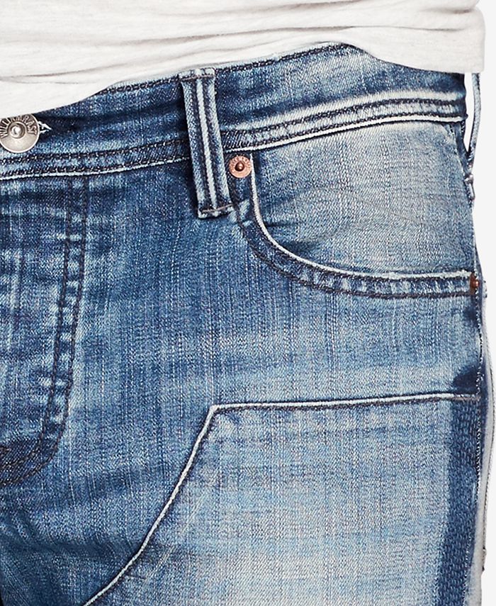 WILLIAM RAST Men's Slim-Fit Stretch Moto Jeans - Macy's