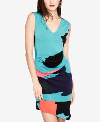 A-line Dress Rachel Roy Womens Ruffled Asymmetrical Dress, Pink, 12 A-line  Sleeveless Dress