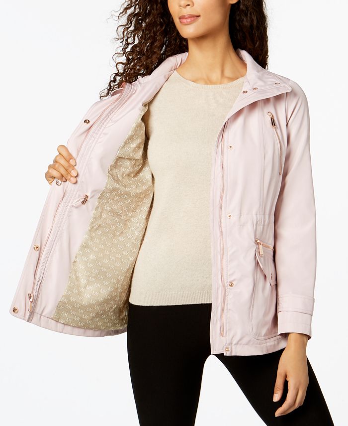 Michael Kors Hooded Zip Pocket Anorak Macy s