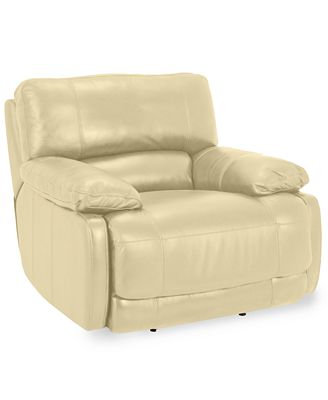 Nina Leather Power Recliner - Furniture - Macy&#39;s
