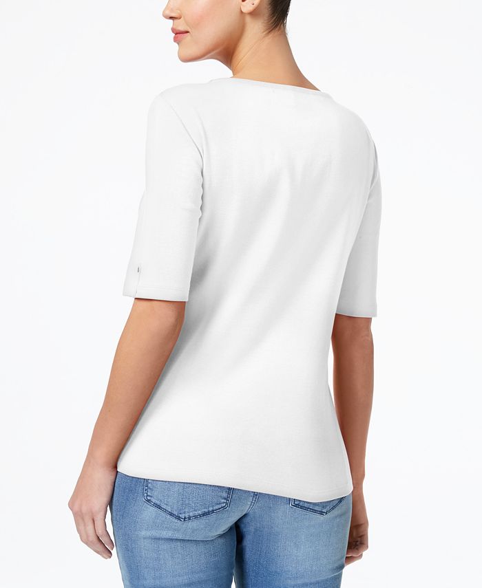macy's karen scott petites tops