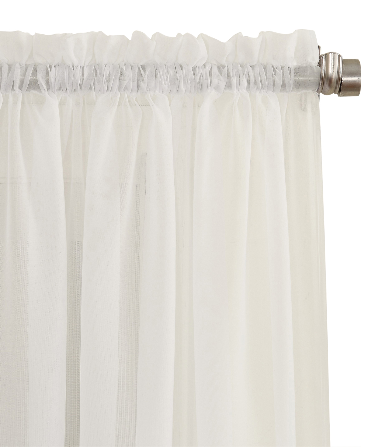 No. 918 Crushed Sheer Voile Rod Pocket Curtain Panel