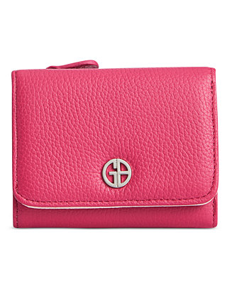 Giani Bernini Colorblock Softy Leather Trifold Wallet, Created for Macy ...